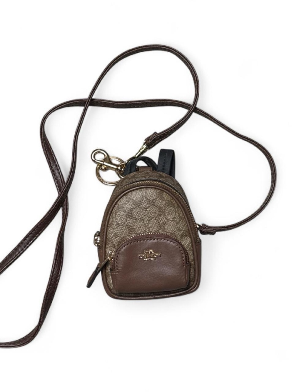 Coach Mini Court Backpack Bag Charm